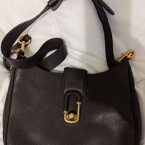Marc Jacobs brown leather crossbody bag